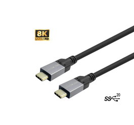 Vivolink VC200005 Cable USB-C a USB-C 5m 20 Gbps 100W Minicoax Profesional