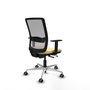 PIQUERAS Y CRESPO Silla de oficina Haches con mecanismo Sincro/Traslack, Crema y Gris