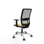 PIQUERAS Y CRESPO Silla de oficina Haches con mecanismo Sincro/Traslack, Crema y Gris