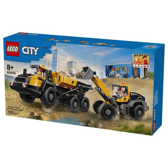 LEGO City Camión Volquete y Cargadora Frontal LEGO City Camión Volquete y Cargadora Frontal
