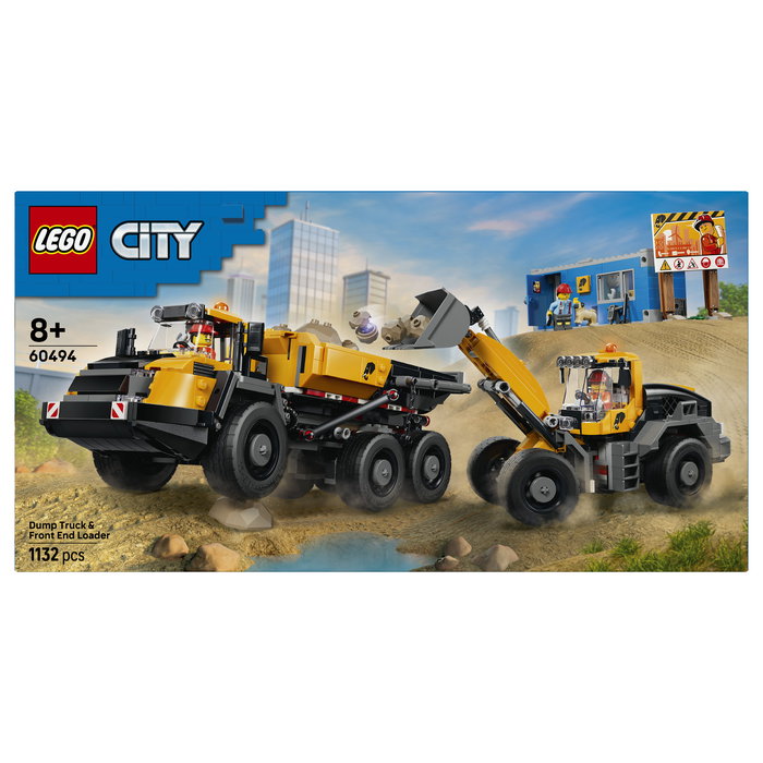 LEGO City Camión Volquete y Cargadora Frontal LEGO City Camión Volquete y Cargadora Frontal