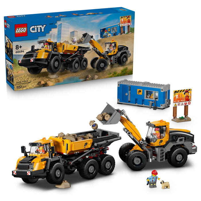 LEGO City Camión Volquete y Cargadora Frontal LEGO City Camión Volquete y Cargadora Frontal