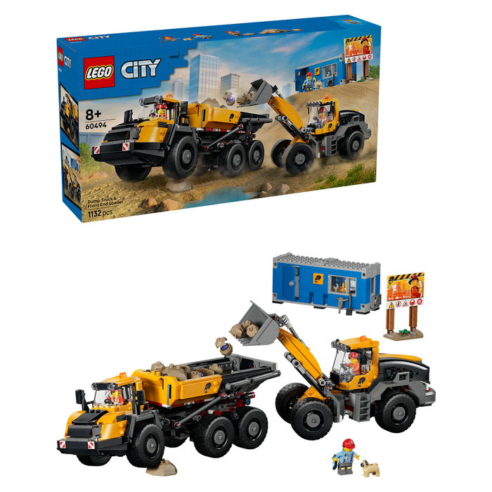 LEGO City Camión Volquete y Cargadora Frontal LEGO City Camión Volquete y Cargadora Frontal