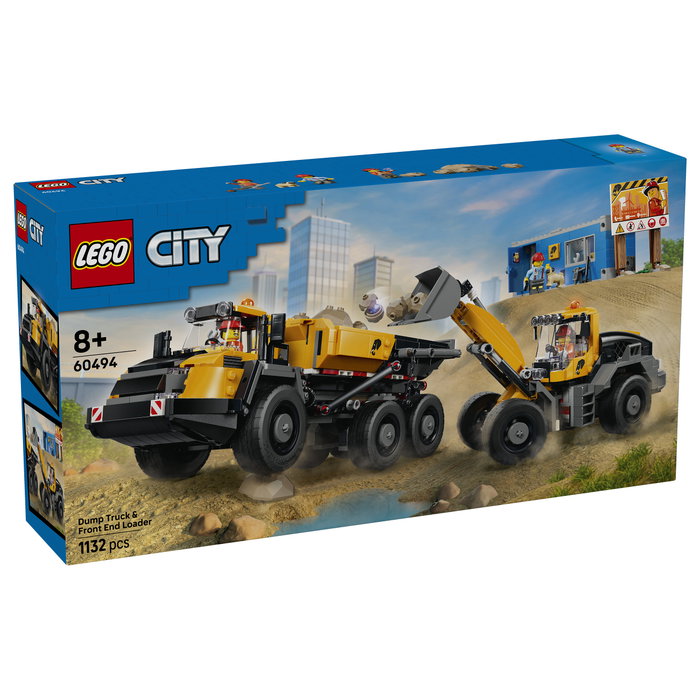 LEGO City Camión Volquete y Cargadora Frontal LEGO City Camión Volquete y Cargadora Frontal