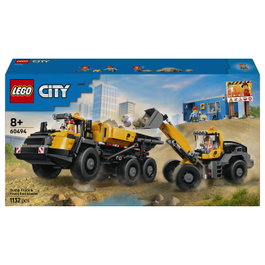 LEGO City Camión Volquete y Cargadora Frontal 60494