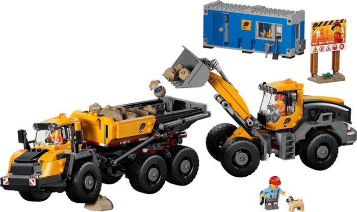 LEGO City Camión Volquete y Cargadora Frontal LEGO City Camión Volquete y Cargadora Frontal