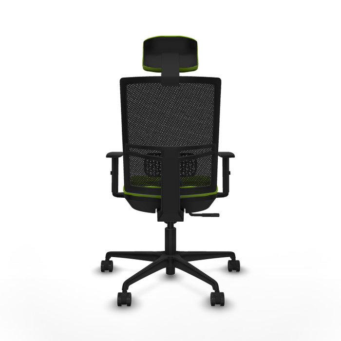 PIQUERAS Y CRESPO Silla de oficina Yunquera con mecanismo Sincro, color Pistacho y Negro PIQUERAS Y CRESPO Silla de oficina Yunquera con mecanismo Sincro, color Pistacho y Negro