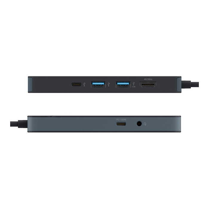 Targus HyperDrive Flex HD4102BKGL Hub USB-C 8 Puertos, HDMI 4K UHD, 2x USB-C PD 100W, 2x USB-A, Lector de Tarjetas SD/MicroSD, USB 3.2 Gen 1, Negro