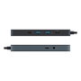 Targus HyperDrive Flex HD4102BKGL Hub USB-C 8 Puertos, HDMI 4K UHD, 2x USB-C PD 100W, 2x USB-A, Lector de Tarjetas SD/MicroSD, USB 3.2 Gen 1, Negro