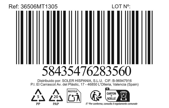 Privilege Cesta Mimbre Rectangular 13 x 10 x 5 cm (36 Unidades)