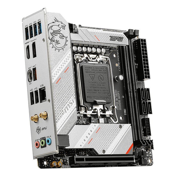 MSI MPG B760I EDGE WiFi - Placa Base Intel B760 LGA 1700 mITX - Wi-Fi 6E, Bluetooth 5.3, Dual M.2, DDR5