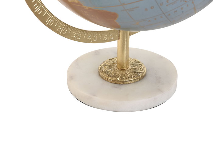 DKD Home Decor Globo Terráqueo PVC Mármol Azul y Dorado DKD Home Decor Globo Terráqueo PVC Mármol Azul y Dorado