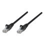 Intellinet Patchkabel RJ45 U/UTP Cat6 5.00m Negro