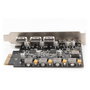 Digitus Tarjeta PCIe USB 3.2 Gen 2 - Tarjeta de Expansión PCIe con 2 Puertos USB Tipo-C y 3 Puertos USB Tipo A, 10 Gbit/s, para PC Windows/Linux