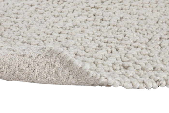 DKD Home Decor Alfombra Tejida a Mano de Lana y Algodón Beige 230 x 300 cm
