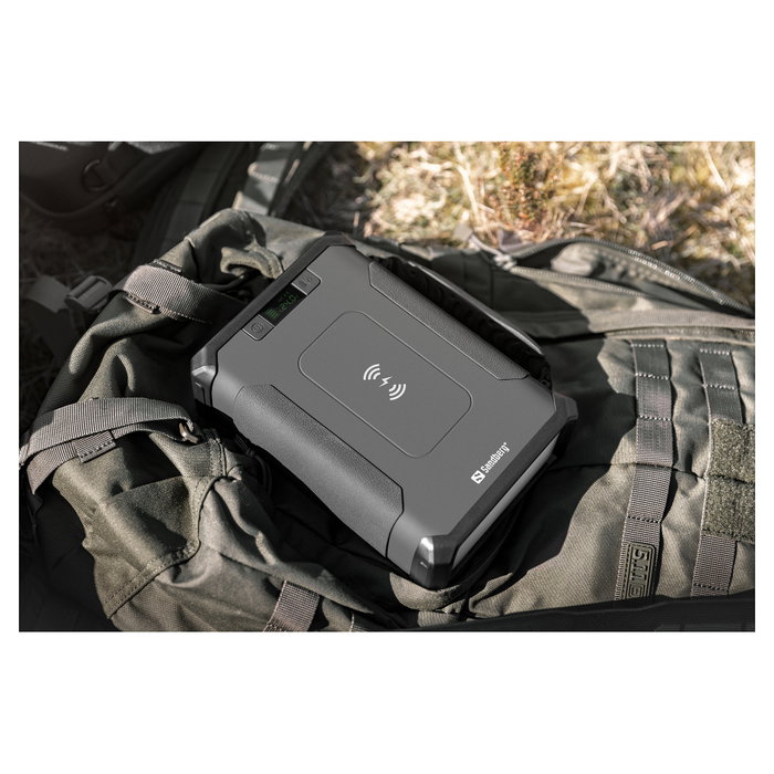 Sandberg Survivor Powerbank 8in1 96000 mAh Cargador Inalámbrico Negro Sandberg Survivor Powerbank 8in1 96000 mAh Cargador Inalámbrico Negro