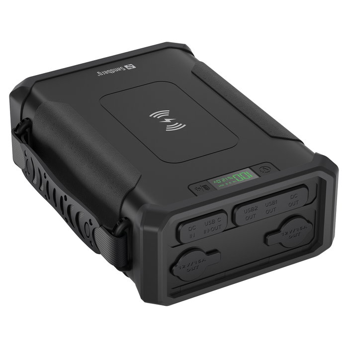 Sandberg Survivor Powerbank 8in1 96000 mAh Cargador Inalámbrico Negro Sandberg Survivor Powerbank 8in1 96000 mAh Cargador Inalámbrico Negro