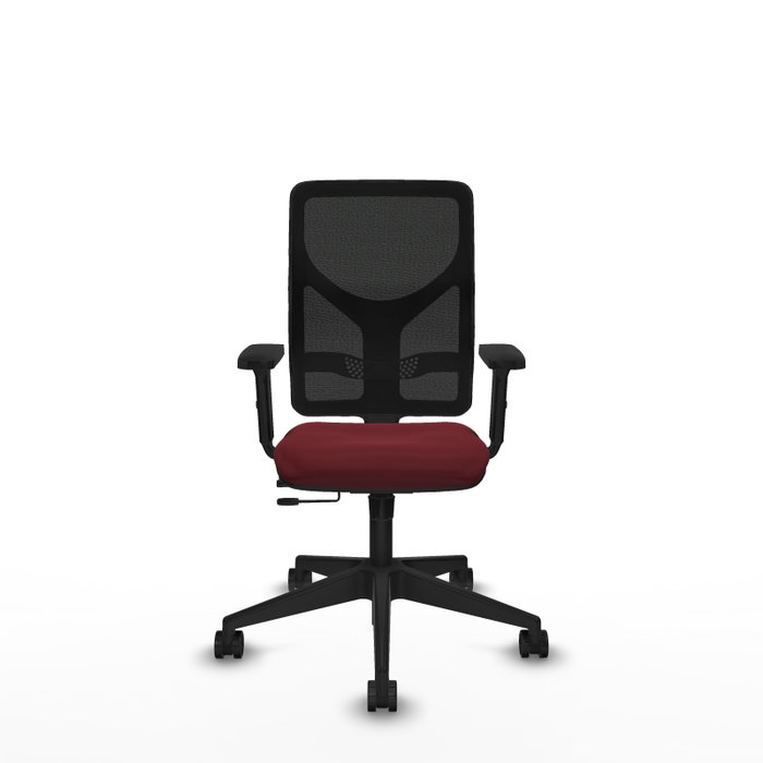 PIQUERAS Y CRESPO Silla de oficina Motilla con mecanismo Sincro/Traslack, Granate y Negro PIQUERAS Y CRESPO Silla de oficina Motilla con mecanismo Sincro/Traslack, Granate y Negro