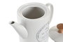 DKD Home Decor Tetera Gres Blanco 22.5 x 12 x 16.5 cm