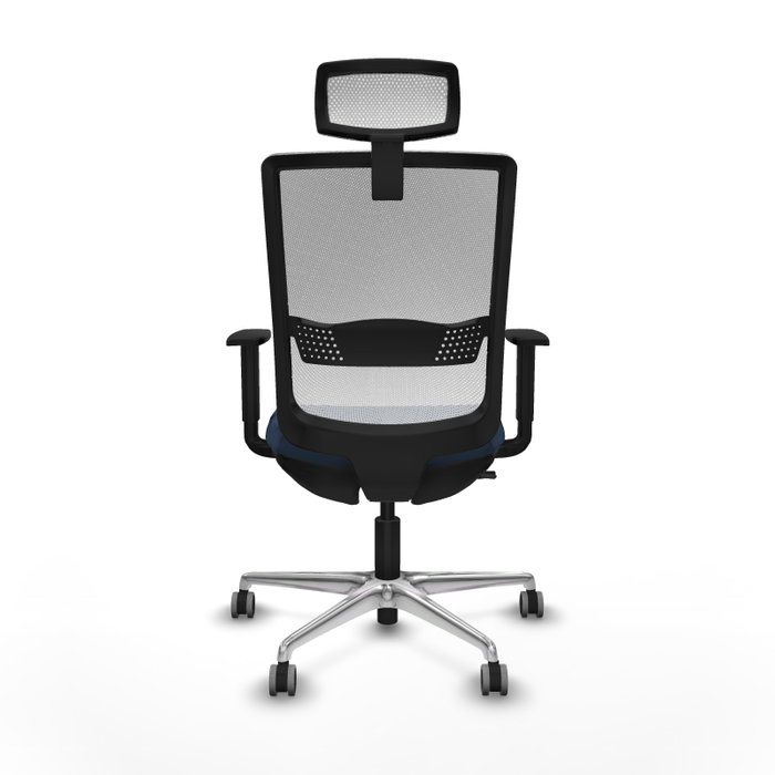 PIQUERAS Y CRESPO Silla de oficina Haches Azul marino y Blanco PIQUERAS Y CRESPO Silla de oficina Haches Azul marino y Blanco