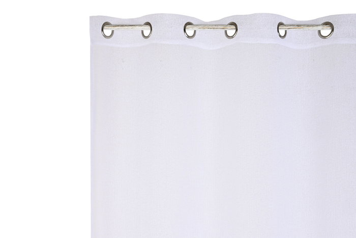 DKD Home Decor Cortina Basicos White23 Blanco 260 x 140 cm DKD Home Decor Cortina Basicos White23 Blanco 260 x 140 cm
