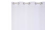 DKD Home Decor Cortina Basicos White23 Blanco 260 x 140 cm