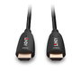 LINDY Cable HDMI 2.1 Híbrido de Fibra Óptica 15 m Negro