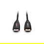 LINDY 38511 Cable HDMI Híbrido de Fibra Óptica 15m para 8K@60Hz y 48Gbps, Versión 2.1, Negro