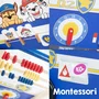 Roba Andador Multifuncional Infantil con Centro de Actividades Paw Patrol en Forma de Autobús Azul ROB1695996740652