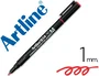 Artline EK-854 Rotulador Permanente Punta Redonda 1 mm, Tinta Roja para Proyección y Superficies