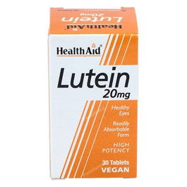 Health Aid Luteína 20mg 30 Comprimidos para la Visión