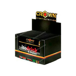 CROWN SPORT NUTRITION Isodrink & Energy Monodosis Frutos Rojos 12 X 32 G