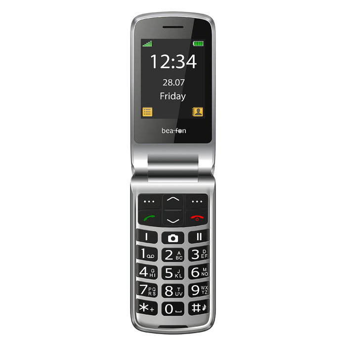 Beafon SL605 Móvil Básico 4G LTE, Pantalla 2.4", Cámara 1.3MP, Resistente IP54, Negro