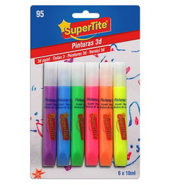 Pintura 3D Supertite 10Ml Blister De 6 Unidades