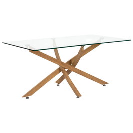 Home Deco Factory Mesa de Centro de Vidrio 100x60