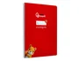 Liderpapel Cuaderno Espiral A4 Tapa Blanda 80 Hojas 75gr Cuadro Pautado 5mm Rojo