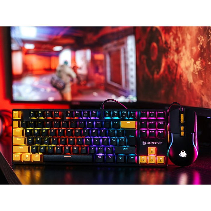 Tracer GAMEZONE HORNET87 Combo de teclado mecánico y ratón óptico negro