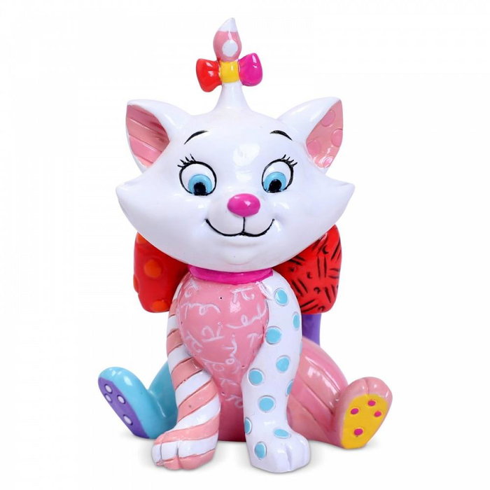 Enesco Figura Disney Los Aristogatos Marie by Romero Britto, Figura Decorativa Coleccionable de Polirresina, 9 cm Enesco Figura Disney Los Aristogatos Marie by Romero Britto, Figura Decorativa Coleccionable de Polirresina, 9 cm