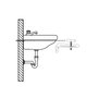 WOLFPACK LINEA PROFESIONAL Juego de Escuadras Soporte Lavabo 10 cm (2 piezas)