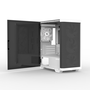 Zalman M4 WHITE Carcasa de Ordenador Mini Tower Negra, Blanca