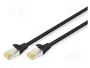 DIGITUS Patch Cord Cat 6a S/FTP 10m Negro