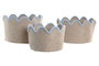 DKD Home Decor Set de 3 Cestas de Fieltro Surtidas 30x30x20 cm