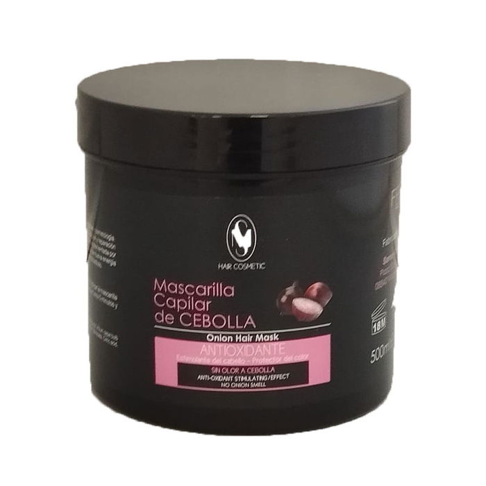 HAIR COSMETIC Sm Mascarilla Capilar Cebolla Antioxidante Sin Olor 500 ml