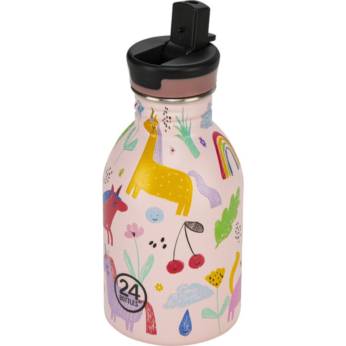 24Bottles Kids Bottle Magic Friends, 250 ml, Rosa