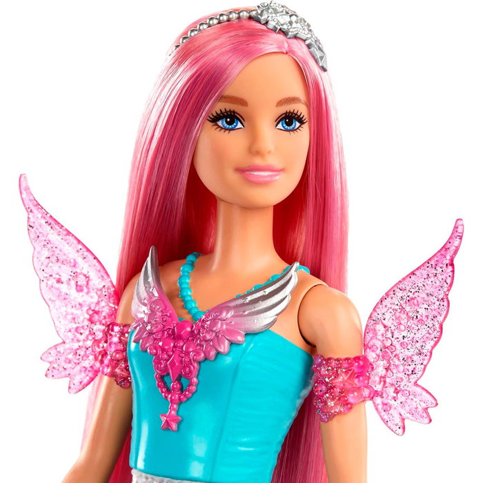 Barbie Muñeca Malibu Hada JCW48 con Dos Mascotas - Mattel