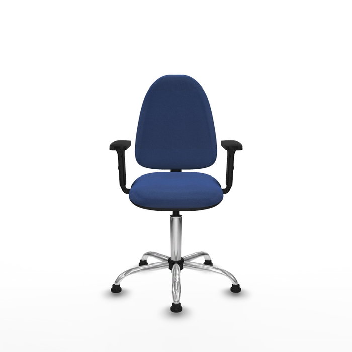 PIQUERAS Y CRESPO Silla de oficina Aýna Azul marino con Base cromada PIQUERAS Y CRESPO Silla de oficina Aýna Azul marino con Base cromada
