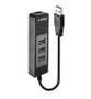 Lindy 43176 Hub USB 3.2 Gen 1 Type-A 5000 Mbit/s Negro