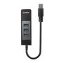 Lindy 43176 Hub USB 3.2 Gen 1 Type-A 5000 Mbit/s Negro