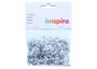 Innspiro Lentejuelas letras plateadas 6mm 28gr