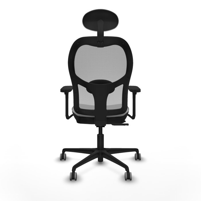 PIQUERAS Y CRESPO Silla de oficina Jorquera Gris con Mecanismo Sincro/Traslack